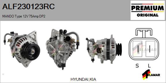 FLAMAR ALF230123RC - Генератор vvparts.bg