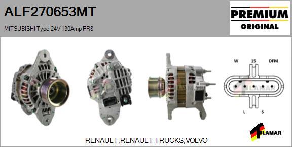 FLAMAR ALF270653MT - Генератор vvparts.bg