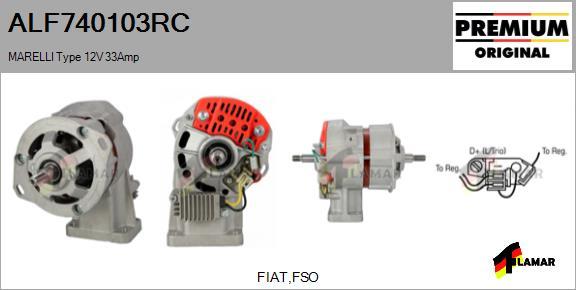 FLAMAR ALF740103RC - Генератор vvparts.bg