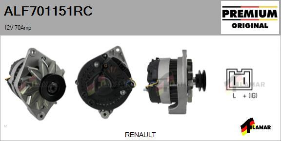 FLAMAR ALF701151RC - Генератор vvparts.bg