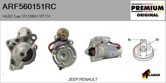 FLAMAR ARF560151RC - Стартер vvparts.bg