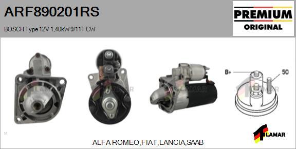 FLAMAR ARF890201RS - Стартер vvparts.bg