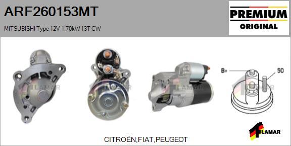 FLAMAR ARF260153MT - Стартер vvparts.bg