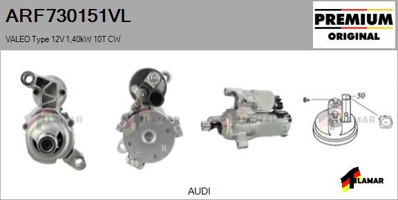 FLAMAR ARF730151VL - Стартер vvparts.bg