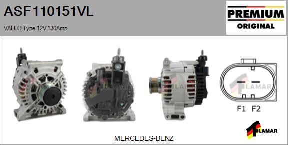 FLAMAR ASF110151VL - Стартер-генератор vvparts.bg