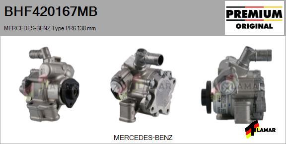 FLAMAR BHF420167MB - Хидравлична помпа, кормилно управление vvparts.bg