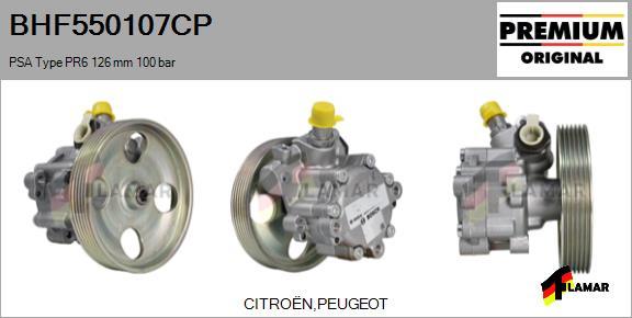 FLAMAR BHF550107CP - Хидравлична помпа, кормилно управление vvparts.bg