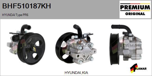 FLAMAR BHF510187KH - Хидравлична помпа, кормилно управление vvparts.bg