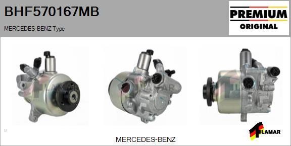 FLAMAR BHF570167MB - Хидравлична помпа, кормилно управление vvparts.bg