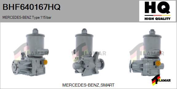 FLAMAR BHF640167HQ - Хидравлична помпа, кормилно управление vvparts.bg