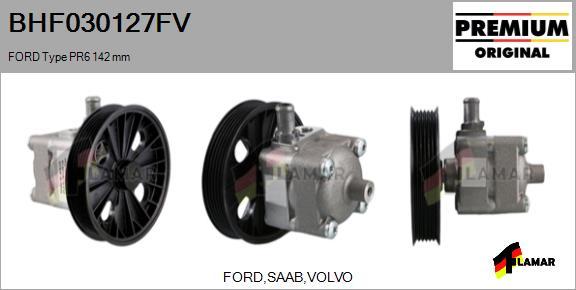 FLAMAR BHF030127FV - Хидравлична помпа, кормилно управление vvparts.bg