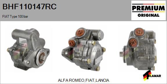 FLAMAR BHF110147RC - Хидравлична помпа, кормилно управление vvparts.bg