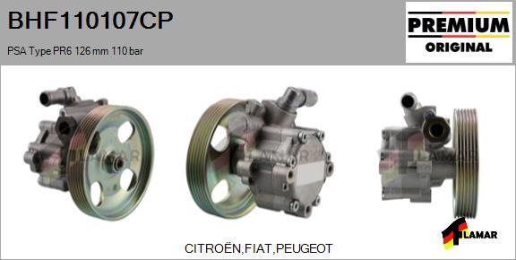 FLAMAR BHF110107CP - Хидравлична помпа, кормилно управление vvparts.bg