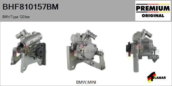 FLAMAR BHF810157BM - Хидравлична помпа, кормилно управление vvparts.bg