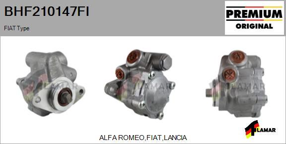 FLAMAR BHF210147FI - Хидравлична помпа, кормилно управление vvparts.bg