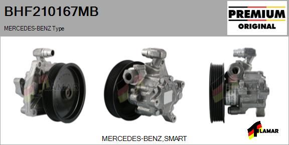 FLAMAR BHF210167MB - Хидравлична помпа, кормилно управление vvparts.bg