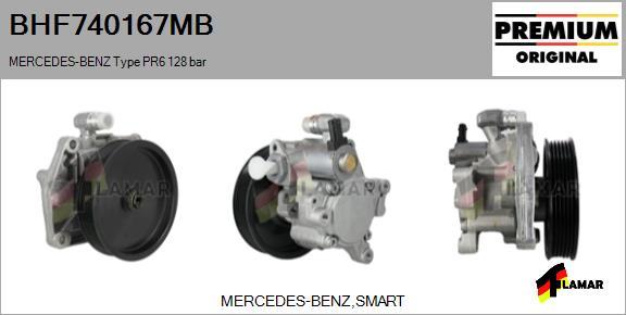 FLAMAR BHF740167MB - Хидравлична помпа, кормилно управление vvparts.bg