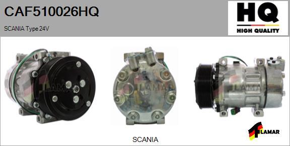 FLAMAR CAF510026HQ - Компресор, климатизация vvparts.bg