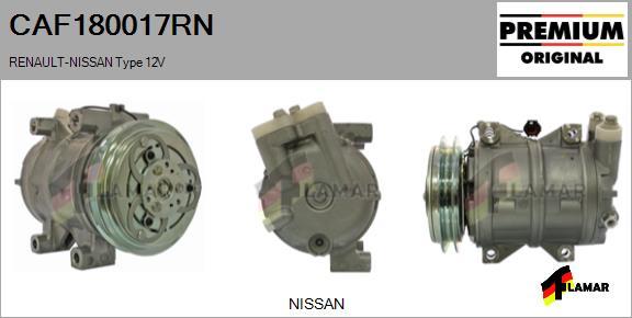 FLAMAR CAF180017RN - Компресор, климатизация vvparts.bg