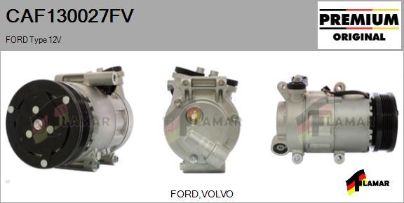 FLAMAR CAF130027FV - Компресор, климатизация vvparts.bg