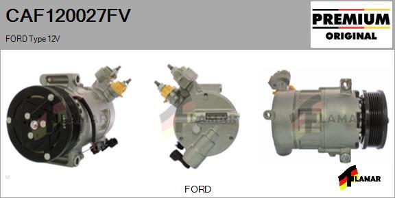 FLAMAR CAF120027FV - Компресор, климатизация vvparts.bg