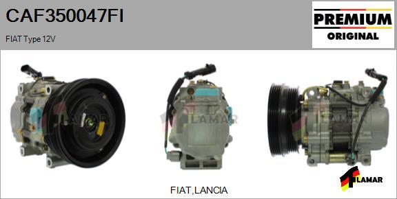 FLAMAR CAF350047FI - Компресор, климатизация vvparts.bg