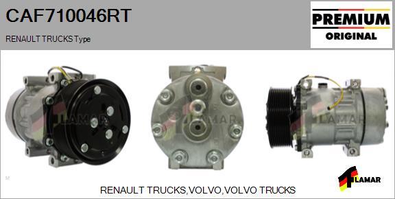 FLAMAR CAF710046RT - Компресор, климатизация vvparts.bg