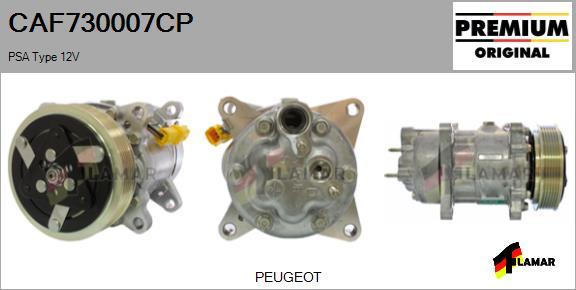 FLAMAR CAF730007CP - Компресор, климатизация vvparts.bg