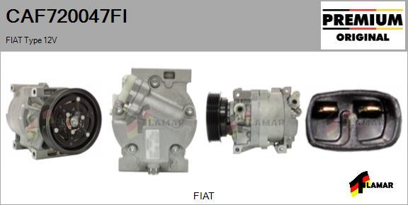 FLAMAR CAF720047FI - Компресор, климатизация vvparts.bg