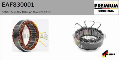 FLAMAR EAF830001
 - Статор, генератор vvparts.bg