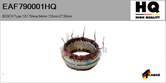 FLAMAR EAF790001HQ - Статор, генератор vvparts.bg