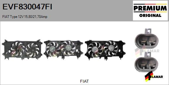 FLAMAR EVF830047FI - Електромотор, вентилатор на радиатора vvparts.bg