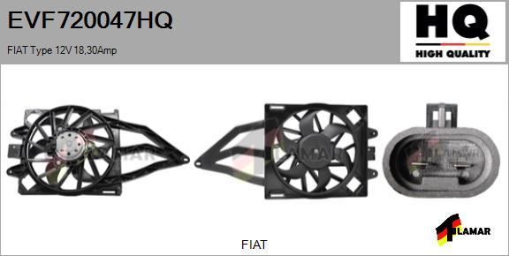 FLAMAR EVF720047HQ - Електромотор, вентилатор на радиатора vvparts.bg