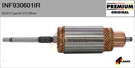 FLAMAR INF930601IR - Ротор, стартер vvparts.bg