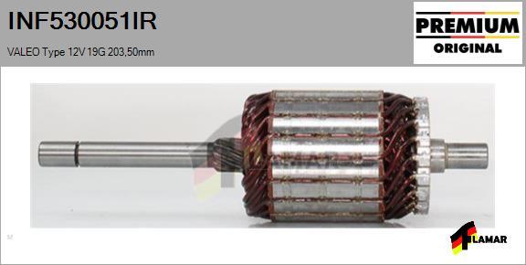 FLAMAR INF530051IR - Ротор, стартер vvparts.bg