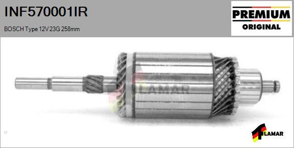 FLAMAR INF570001IR - Ротор, стартер vvparts.bg