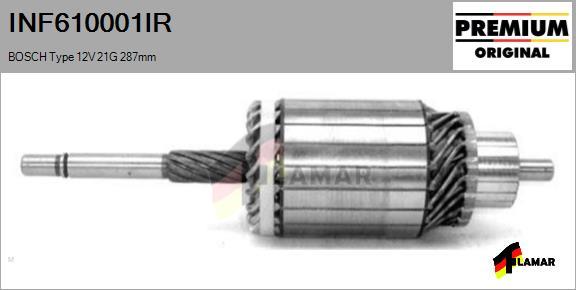 FLAMAR INF610001IR - Ротор, стартер vvparts.bg