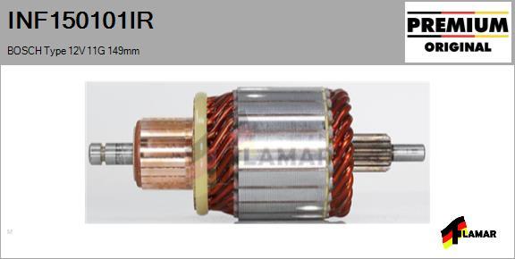 FLAMAR INF150101IR - Ротор, стартер vvparts.bg