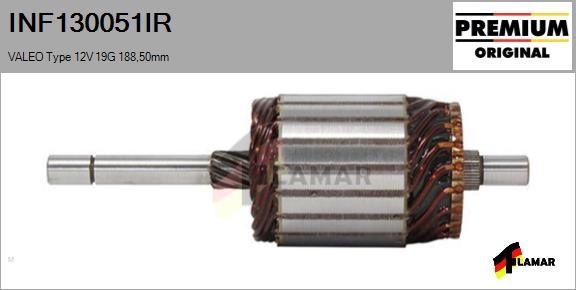 FLAMAR INF130051IR - Ротор, стартер vvparts.bg