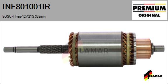 FLAMAR INF801001IR - Ротор, стартер vvparts.bg