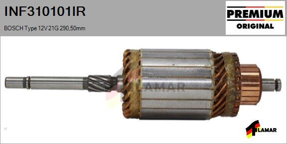 FLAMAR INF310101IR - Ротор, стартер vvparts.bg