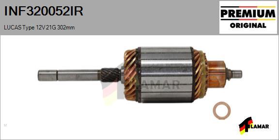 FLAMAR INF320052IR - Ротор, стартер vvparts.bg