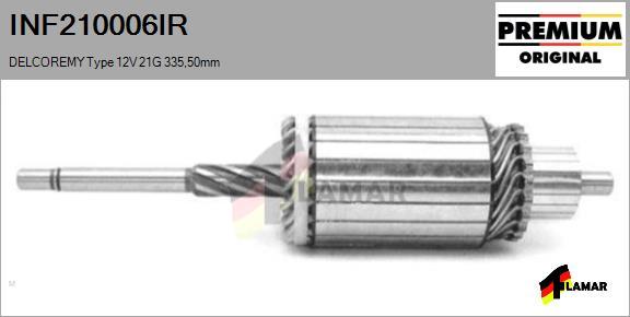 FLAMAR INF210006IR - Ротор, стартер vvparts.bg