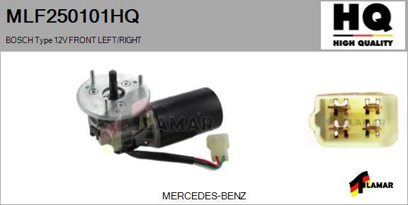 FLAMAR MLF250101HQ - Двигател на чистачките vvparts.bg