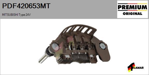 FLAMAR PDF420653MT - Изправител, генератор vvparts.bg