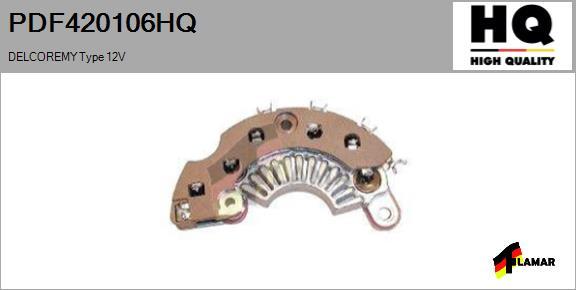 FLAMAR PDF420106HQ - Изправител, генератор vvparts.bg