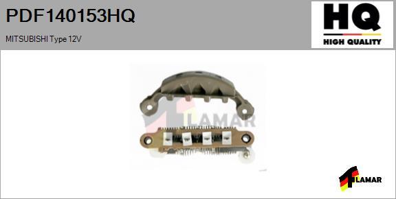FLAMAR PDF140153HQ - Изправител, генератор vvparts.bg