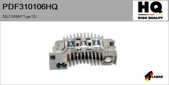 FLAMAR PDF310106HQ - Изправител, генератор vvparts.bg