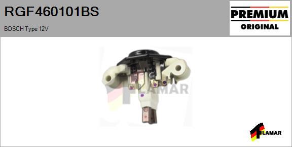 FLAMAR RGF460101BS - Регулатор на генератор vvparts.bg