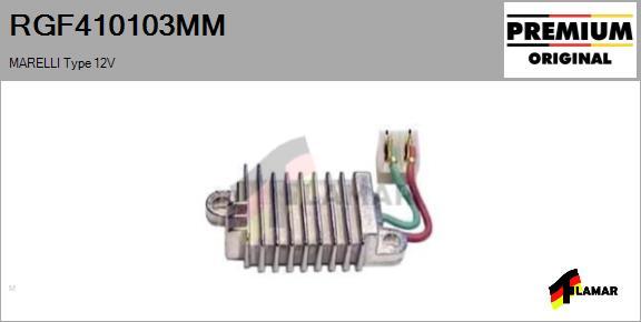 FLAMAR RGF410103MM - Регулатор на генератор vvparts.bg